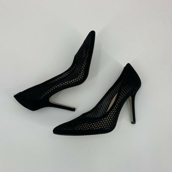 Bcbgeneration Black Suede Pumps High Heel Shoes 8 - Picture 2 of 8